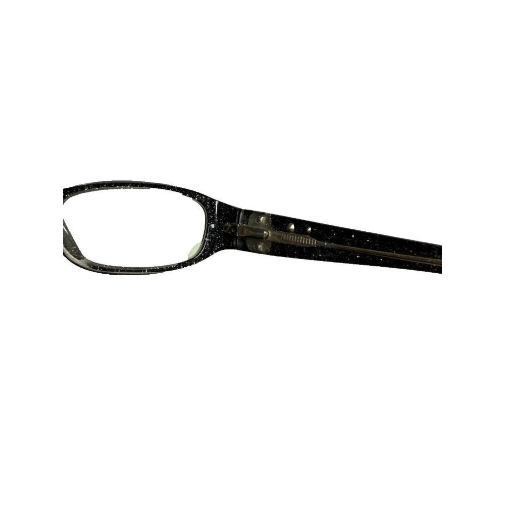 Bebe Designer Eyeglasses Zyl Frame In Black With Glitter Detail Style 5034 Frame - Picture 8 of 12